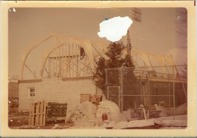 Construction of the New Waterloo Tennis Clubhouse