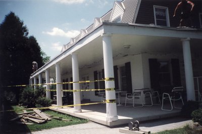 Waterloo Tennis Clubhouse Deck Blocked for Renovation