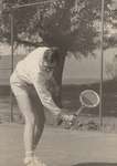 Gary Buckley Demonstrating Tennis at the Waterloo Tennis Club