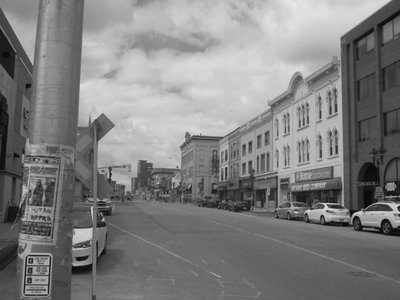 King Street Looking North (Now/Then)