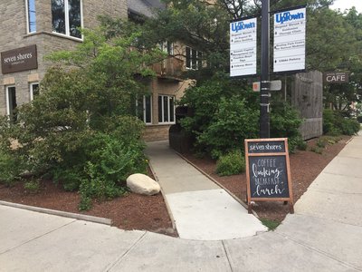 Corner View of Seven Shores Cafe