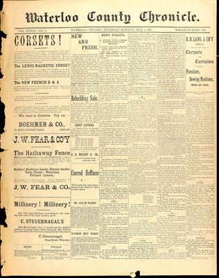 Waterloo County Chronicle, 4 May 1893