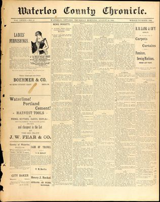 Waterloo County Chronicle, 10 Aug 1893