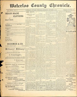 Waterloo County Chronicle, 19 Oct 1893