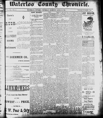 Waterloo County Chronicle (186303), 26 Apr 1894