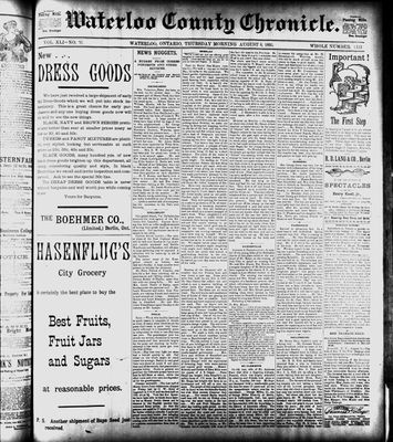 Waterloo County Chronicle (186303), 8 Aug 1895