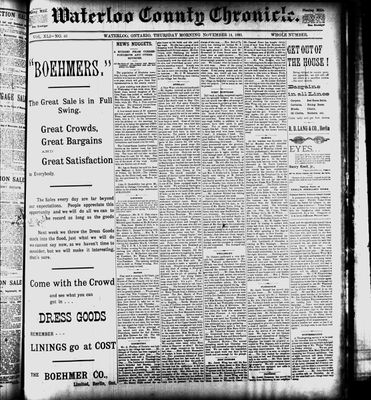 Waterloo County Chronicle (186303), 14 Nov 1895