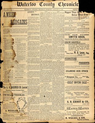 Waterloo County Chronicle (186303), 13 Jan 1898