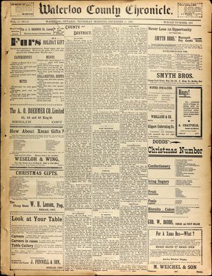 Waterloo County Chronicle (186303), 15 Dec 1898