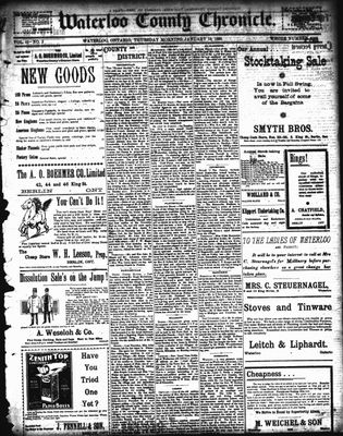 Waterloo County Chronicle (186303), 19 Jan 1899