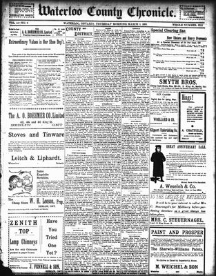 Waterloo County Chronicle (186303), 2 Mar 1899