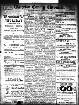 Waterloo County Chronicle (186303), 11 May 1899