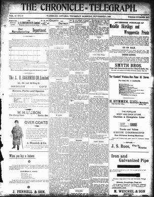 Waterloo County Chronicle (186303), 2 Nov 1899