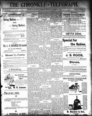 Waterloo County Chronicle (186303), 9 Nov 1899