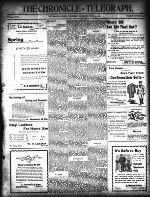 Waterloo County Chronicle (186303), 19 Apr 1900