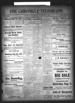 The Chronicle Telegraph (190101), 1 Aug 1907