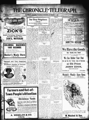 The Chronicle Telegraph (190101), 9 Dec 1909