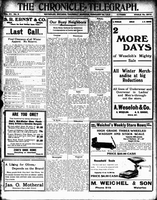 The Chronicle Telegraph (190101), 20 Feb 1913