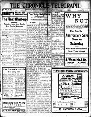 The Chronicle Telegraph (190101), 14 Aug 1913