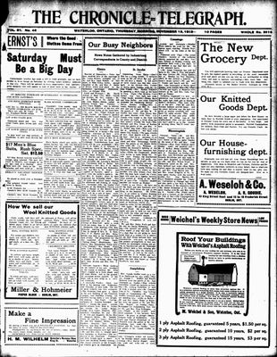 The Chronicle Telegraph (190101), 13 Nov 1913