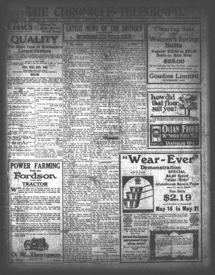 The Chronicle Telegraph (190101), 12 May 1921