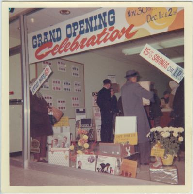 George Kadwell Record Store Grand Opening