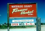 Waterloo County Farmers' Market Sign