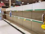 Empty Shelves at Columbia Sobey's, Waterloo