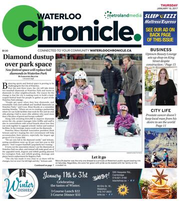 Waterloo Chronicle, 19 Jan 2017