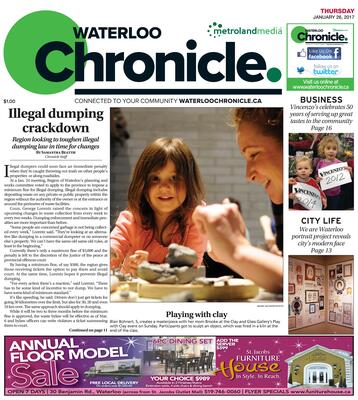 Waterloo Chronicle, 26 Jan 2017