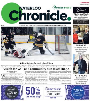 Waterloo Chronicle, 23 Mar 2017