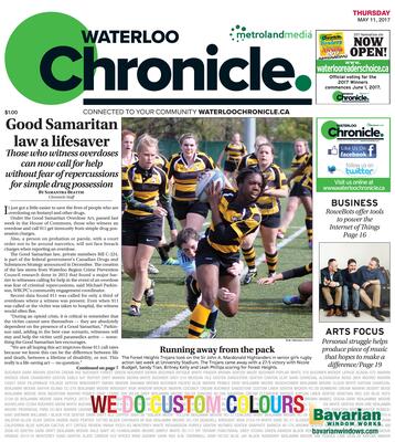 Waterloo Chronicle, 11 May 2017