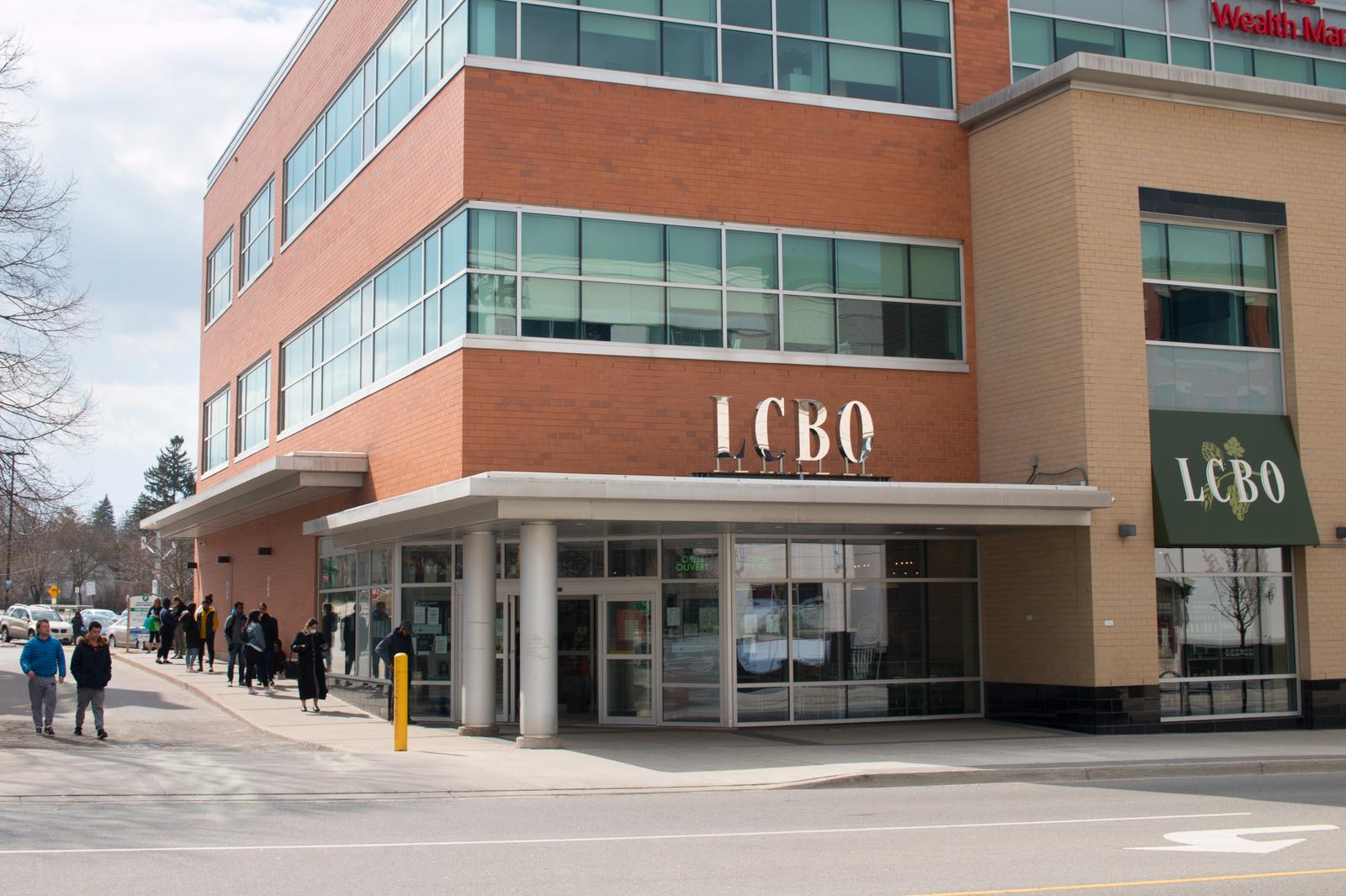 Line Up at LCBO, Waterloo