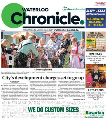 Waterloo Chronicle, 12 Oct 2017