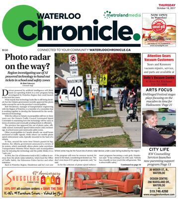 Waterloo Chronicle, 19 Oct 2017