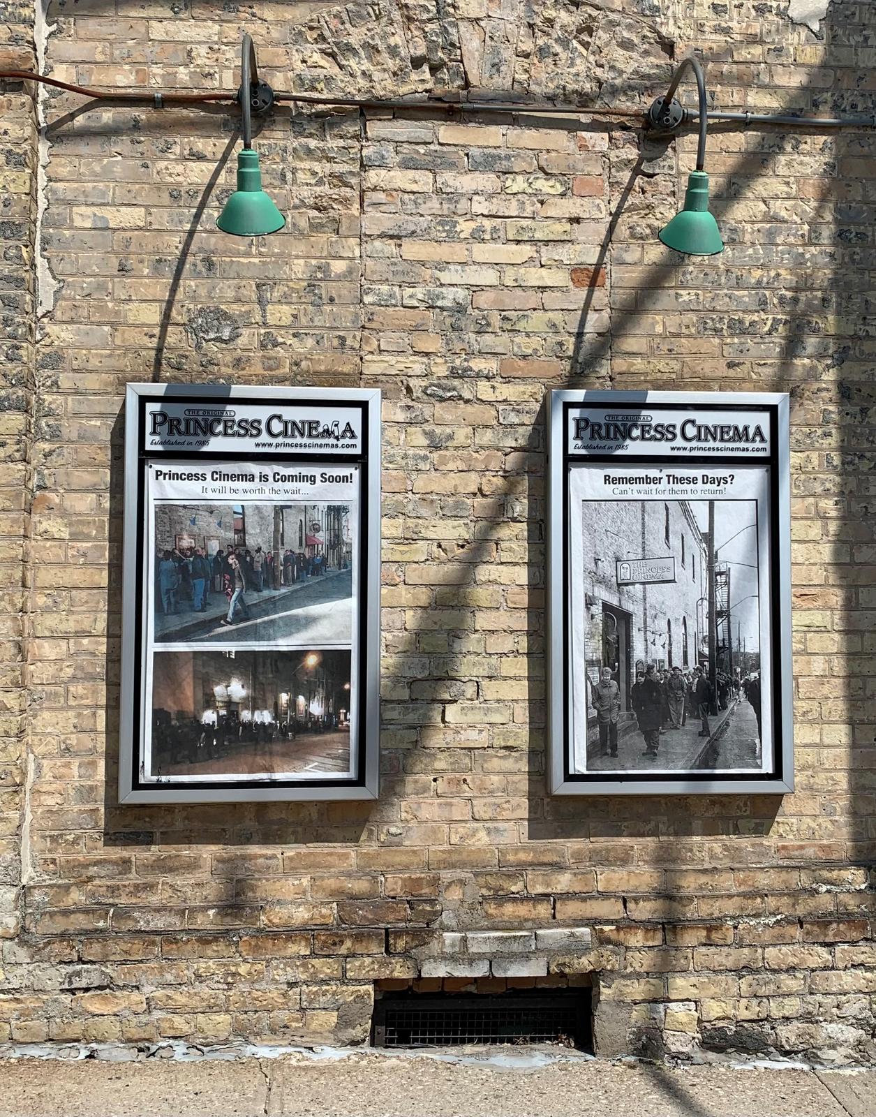 Princess Cinema Posters During Emergency Brake, Waterloo