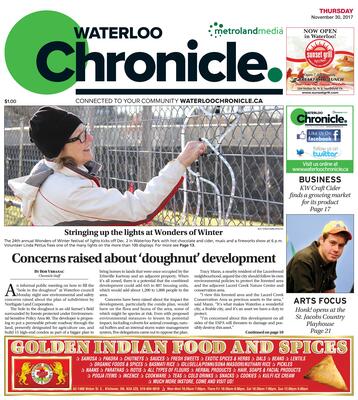 Waterloo Chronicle, 30 Nov 2017