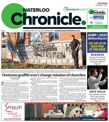 Waterloo Chronicle, 7 Dec 2017