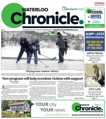 Waterloo Chronicle, 4 Jan 2018