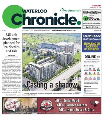 Waterloo Chronicle, 8 Feb 2018