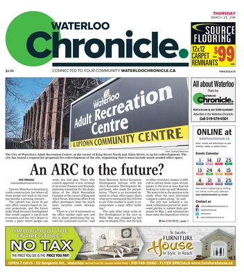 Waterloo Chronicle, 29 Mar 2018