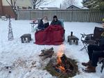 Outdoor COVID-19 Christmas Campfire, Elmira