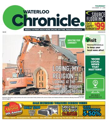 Waterloo Chronicle, 27 Dec 2018