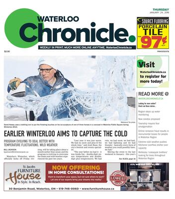 Waterloo Chronicle, 24 Jan 2019