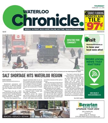 Waterloo Chronicle, 21 Feb 2019