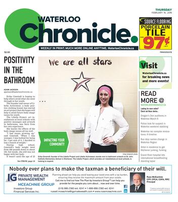 Waterloo Chronicle, 14 Feb 2019