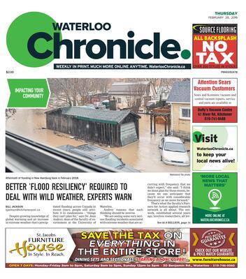 Waterloo Chronicle, 28 Feb 2019