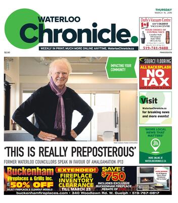 Waterloo Chronicle, 14 Mar 2019