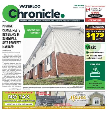 Waterloo Chronicle, 28 Mar 2019