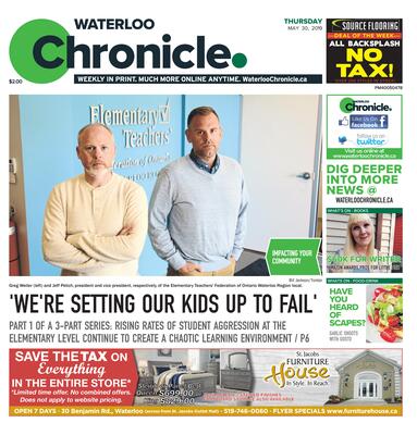 Waterloo Chronicle, 30 May 2019